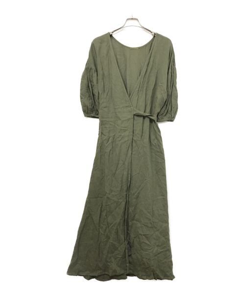 L'appartement（アパルトモン）L'appartement (アパルトモン) Linen Madam Dress グリーン サイズ:下記参照の古着・服飾アイテム
