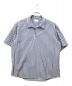 Phlannel（フランネル）の古着「Cotton Silk Gingham Check Skipper Collar Shirt」｜ブルー