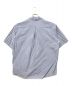 Phlannel (フランネル) Cotton Silk Gingham Check Skipper Collar Shirt ブルー サイズ:3：9800円