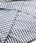 中古・古着 Phlannel (フランネル) Cotton Silk Gingham Check Skipper Collar Shirt ブルー サイズ:3：9800円