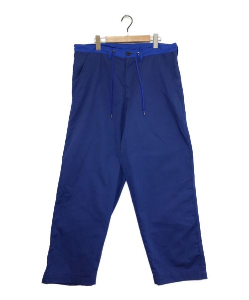FUMITO GANRYU（フミトガンリュウ）FUMITO GANRYU (フミトガンリュウ) warm up raboratory pants ブルー サイズ:2の古着・服飾アイテム