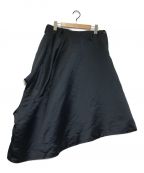 COMME des GARCONS HOMME PLUSコムデギャルソンオムプリュス）の古着「変形デザインスカート」｜ブラック