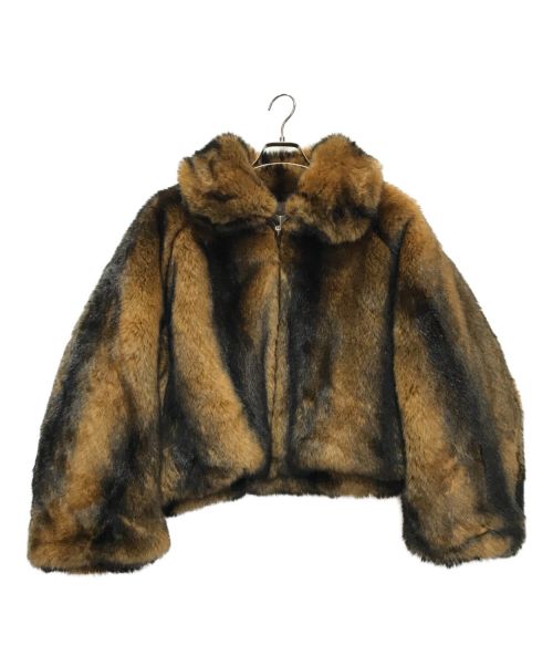 LEINWANDE（ラインヴァンド）LEINWANDE (ラインヴァンド) Mama's Faux-fur Jacket ブラウン サイズ:FREE 未使用品の古着・服飾アイテム