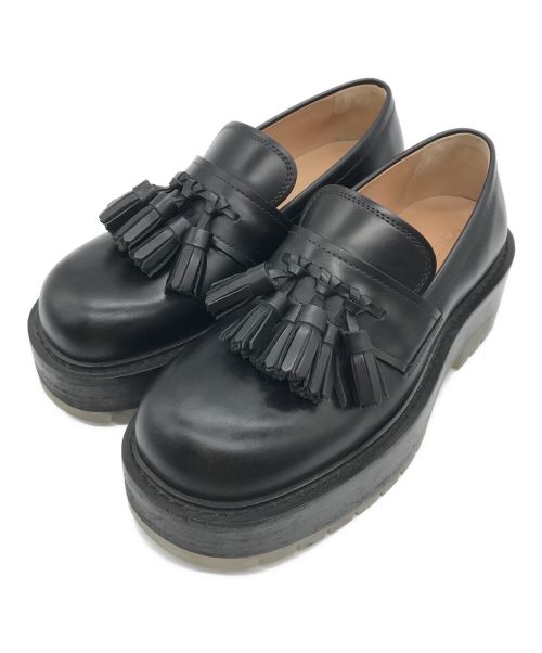 BOTTEGA VENETA（ボッテガベネタ）BOTTEGA VENETA (ボッテガベネタ) Flat Foam Loafers ブラック サイズ:41の古着・服飾アイテム