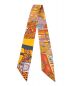 HERMES (エルメス) アニマポリスツイリースカーフ オレンジ サイズ:下記参照：13800円