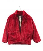 doubletダブレット）の古着「19AW HAND PAINTED FUR JACKET」｜レッド