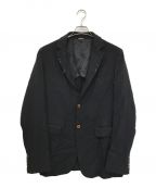COMME des GARCONS HOMME DEUXコムデギャルソン オム ドゥ）の古着「製品染リング付2Bジャケット」｜ブラック