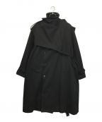 KEISUKE YOSHIDA）の古着「belted trench coat」｜ブラック