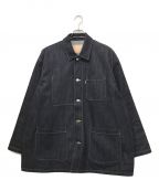 Graphpaperグラフペーパー）の古着「23SS Selvage Denim Coverall」｜インディゴ