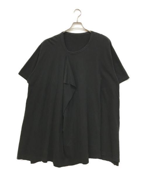 GROUND Y（グラウンドワイ）GROUND Y (グラウンドワイ) 変形カットソー ブラック サイズ:3の古着・服飾アイテム