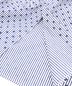 中古・古着 RHODOLIRION (ロドリリオン) コットンバンドカラードットストライプドレス ブルー 未使用品：17800円