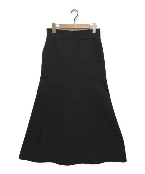 Mame Kurogouchi（マメクロゴウチ）mame kurogouchi (マメクロゴウチ) Double Face Jersey Flared Skirt ブラック サイズ:2の古着・服飾アイテム
