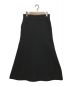 mame kurogouchi（マメクロゴウチ）の古着「Double Face Jersey Flared Skirt」｜ブラック