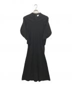 Mame Kurogouchiマメクロゴウチ）の古着「V-Neck Classic Cotton Dress」｜ブラック