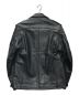 Schott (ショット) ポリスマンレザージャケット ブラック サイズ:36：27800円