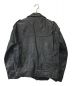 KANSAI MAN (カンサイマン) レザージャケット ブラック サイズ:下記参照：12800円