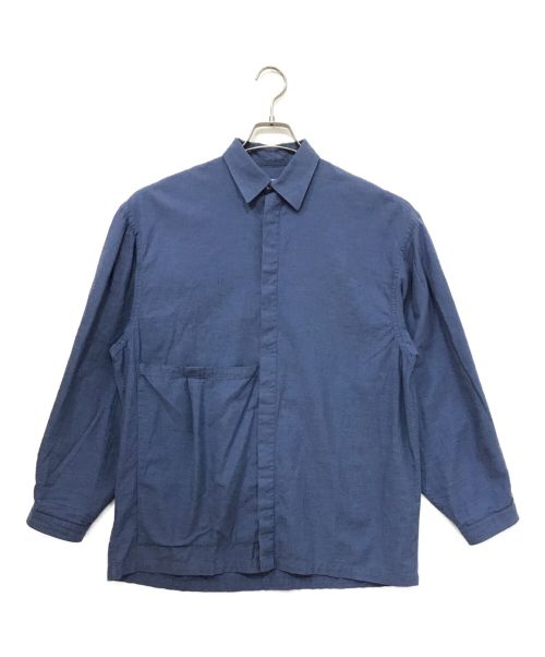 E.TAUTZ（イートーツ）E.TAUTZ (イートーツ) ESME SHIRT COTTON CHAMBRAY ブルー サイズ:XSの古着・服飾アイテム