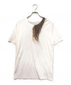 MM6 Maison Margielaエムエムシックス メゾンマルジェラ）の古着「Hair Print T-shirt」｜ホワイト