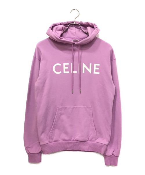 CELINE（セリーヌ）CELINE (セリーヌ) ルーズスウェットシャツ ピンク サイズ:XSの古着・服飾アイテム