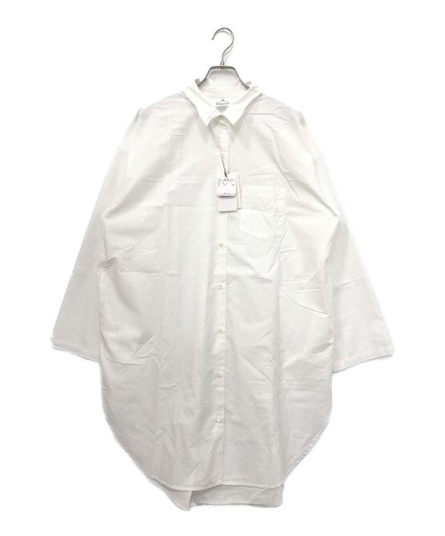 Maison PARIS（メゾンパリ）Maison PARIS (メゾンパリ) ドロップシャツワンピース ホワイト サイズ:F 未使用品の古着・服飾アイテム