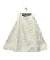 SHE TOKYO (シートーキョー) ベルベットスカート ホワイト サイズ:36：24800円