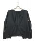 mame kurogouchi (マメクロゴウチ) Boat Neck Pin Tucked Shirt ブラック サイズ:1：12800円