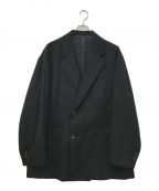 steinシュタイン）の古着「Oversized Double Breasted Long Tailored Jacket」｜ブラック