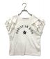 Christian Dior（クリスチャン ディオール）の古着「フリルコットンジャージーTシャツ」｜ホワイト