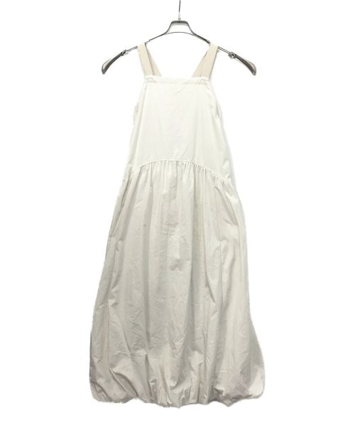 UNGRID（アングリッド）UNGRID (アングリッド) バックデザインバルーンワンピース ホワイト サイズ:Fの古着・服飾アイテム