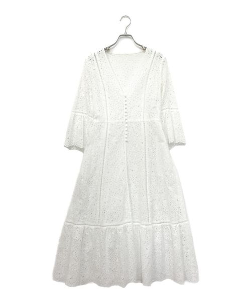 ANAYI（アナイ）ANAYI (アナイ) レースワンピース ホワイト サイズ:36の古着・服飾アイテム