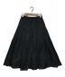 ANAYI (アナイ) シャンブレータフタティアード スカート ブラック サイズ:34：17800円