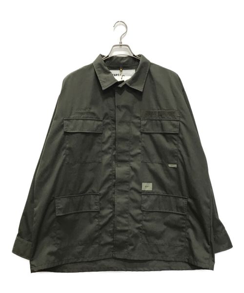 WTAPS（ダブルタップス）WTAPS (ダブルタップス) Jungle LS Shirt Olive Drab カーキ サイズ:04の古着・服飾アイテム
