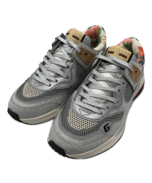 GUCCI（グッチ）GUCCI (グッチ) Ultrapace sneaker シルバー サイズ:36の古着・服飾アイテム