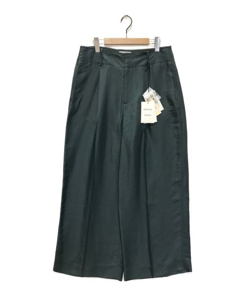 BOTTEGA VENETA（ボッテガベネタ）BOTTEGA VENETA (ボッテガベネタ) Wide Leg Trousers グリーン サイズ:42の古着・服飾アイテム