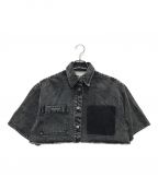 PRANK PROJECTプランクプロジェクト）の古着「Short Denim Jacket」｜ブラック