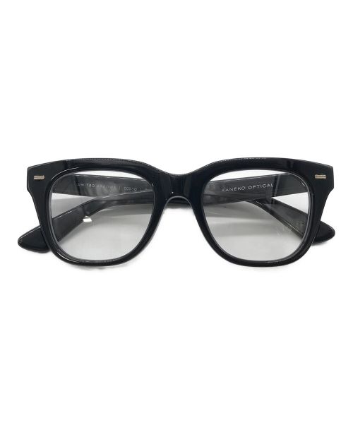 UNITED ARROWS（ユナイテッドアローズ）UNITED ARROWS (ユナイテッドアローズ) KANEKO OPTICAL (金子眼鏡) 伊達眼鏡 ブラック サイズ:下記参照の古着・服飾アイテム