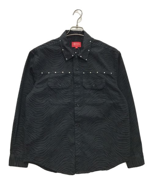 SUPREME（シュプリーム）SUPREME (シュプリーム) Studded Work Shirt ブラック サイズ:S 未使用品の古着・服飾アイテム