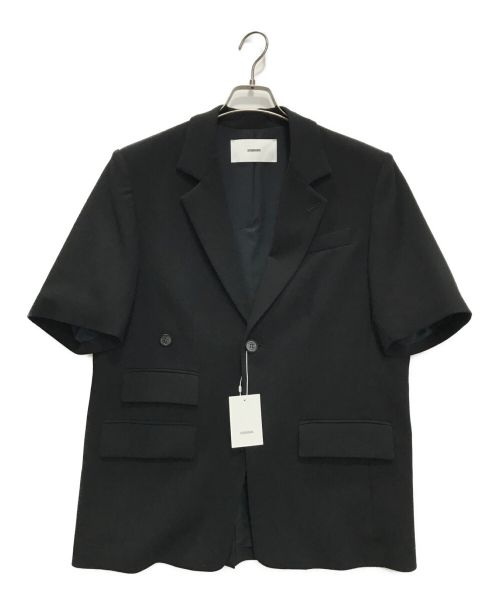 STUDIOUS（ステュディオス）STUDIOUS (ステュディオス) Half Sleeve Tailored Jacket ブラック サイズ:1 未使用品の古着・服飾アイテム
