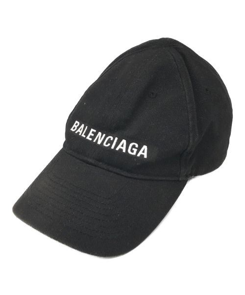BALENCIAGA（バレンシアガ）BALENCIAGA (バレンシアガ) ロゴキャップ ブラック サイズ:下記参照の古着・服飾アイテム