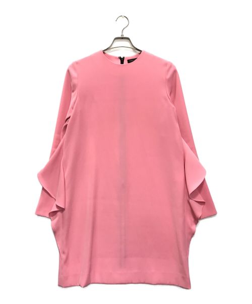 YOKO CHAN（ヨーコチャン）YOKO CHAN (ヨーコチャン) サイドフリルワンピース ピンク サイズ:40の古着・服飾アイテム