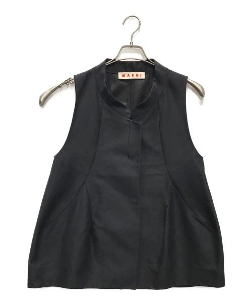 MARNI（マルニ）MARNI (マルニ) ベスト ブラック サイズ:40の古着・服飾アイテム