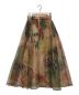 AMERI (アメリ) und willow paint pleats skirt ブラウン サイズ:S：14800円