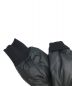 中古・古着 DIESEL (ディーゼル) ロゴ型押しダウンボンバージャケット ブラック サイズ:XS：19800円
