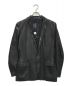 Calvin Klein（カルバンクライン）の古着「ラムレザーテーラードジャケット」｜ブラック