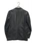 Calvin Klein (カルバンクライン) ラムレザーテーラードジャケット ブラック サイズ:M：12800円
