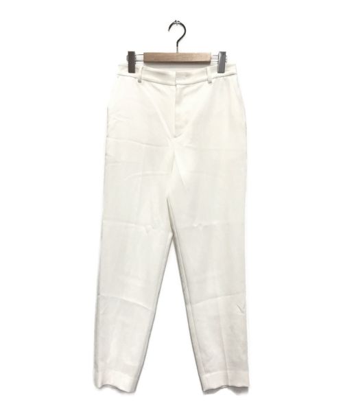 ANAYI（アナイ）ANAYI (アナイ) ダブルクロスセンタープレスパンツ ホワイト サイズ:38の古着・服飾アイテム