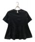 ANAYI (アナイ) コンパクトコットンフライス半袖 プルオーバー ブラック サイズ:M：14800円
