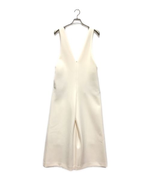 LE PHIL（ル フィル）LE PHIL (ル フィル) スキューバジャージーサロペット ホワイトの古着・服飾アイテム