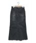 AP STUDIO (エーピーストゥディオ) へムカットデニムスカート ブラック サイズ:38：9800円