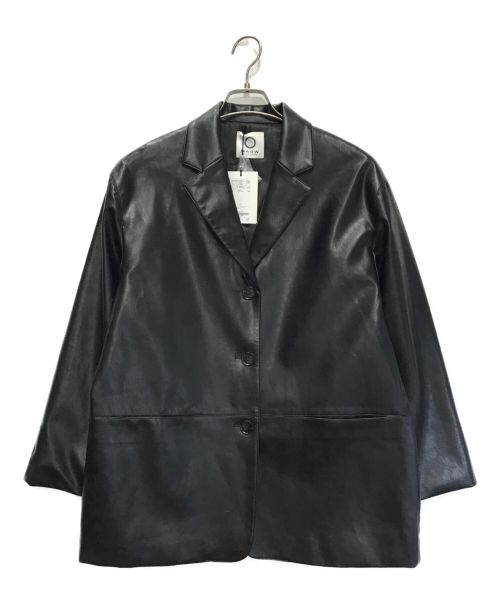 MARW UNITED ARROWS（マルゥ ユナイテッドアローズ）MARW UNITED ARROWS (マルゥ ユナイテッドアローズ) フェイクレザージャケット ブラック サイズ:FREEの古着・服飾アイテム
